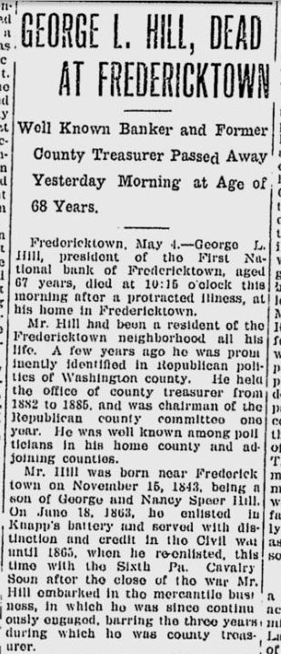 George Lawrence Hill obit